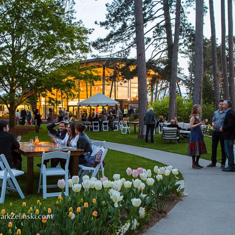 Corporate Function Rock Garden Outdoor Setup Credit Markzelinski.com