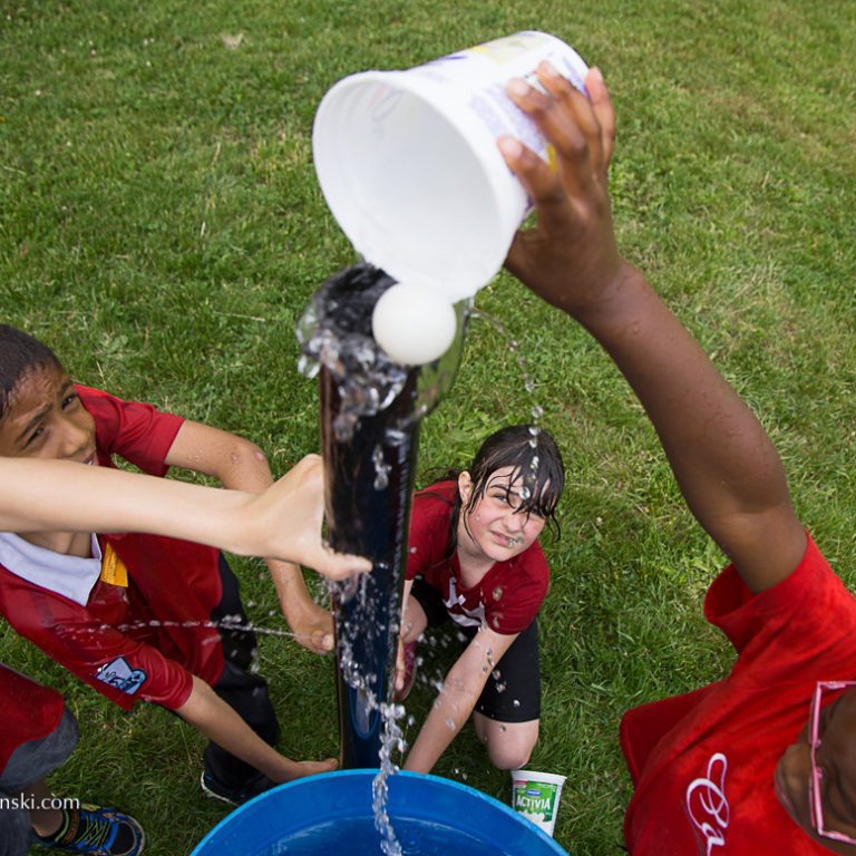 Kids Playing With Water Apparatus Credit Markzelinsk.com